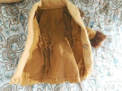barbie brown coat fur inside